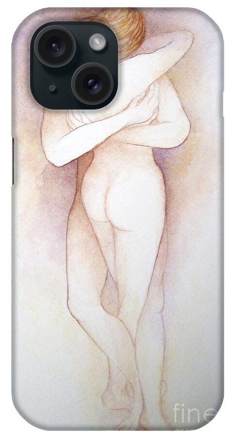 People iPhone Case featuring the painting Reconciliation #2 by Barbara Anna Cichocka