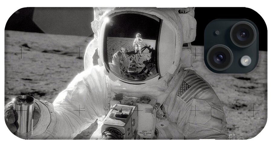 Moon iPhone Case featuring the photograph Reflecting #2 by Jon Neidert