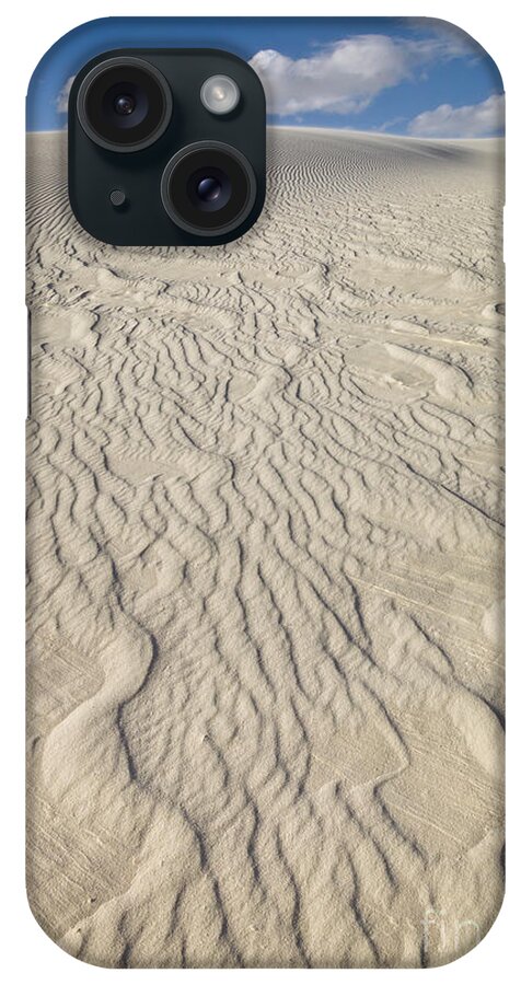 00559174 iPhone Case featuring the photograph Ripple Dunes at White Sands by Yva Momatiuk John Eastcott