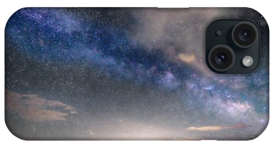 Jackson Lake State Park iPhone Case featuring the photograph Rural Evening Sky BWSC by James BO Insogna