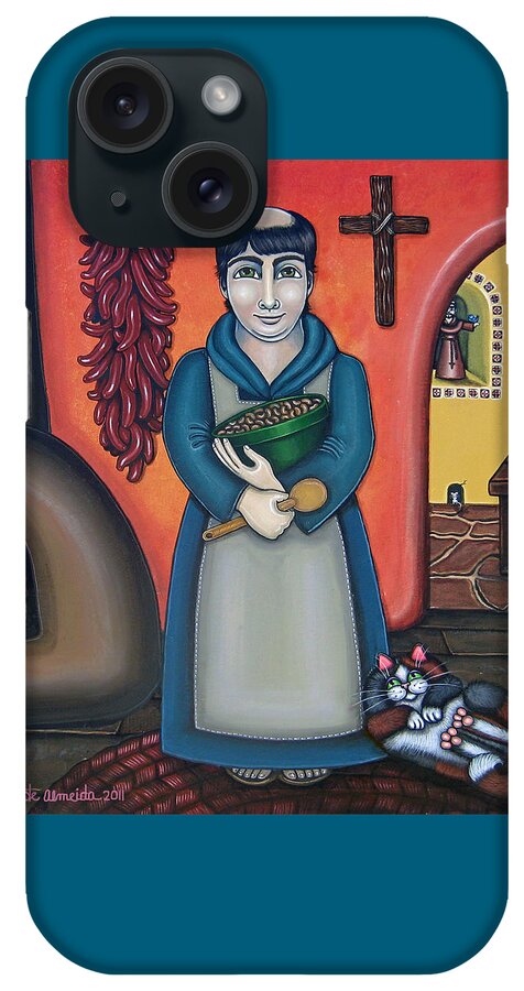 San Pascual iPhone Case featuring the painting San Pascuals Kitchen #2 by Victoria De Almeida