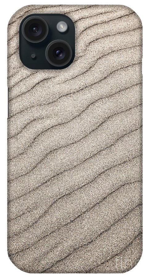Sand iPhone Case featuring the photograph Sand ripples abstract 1 by Elena Elisseeva