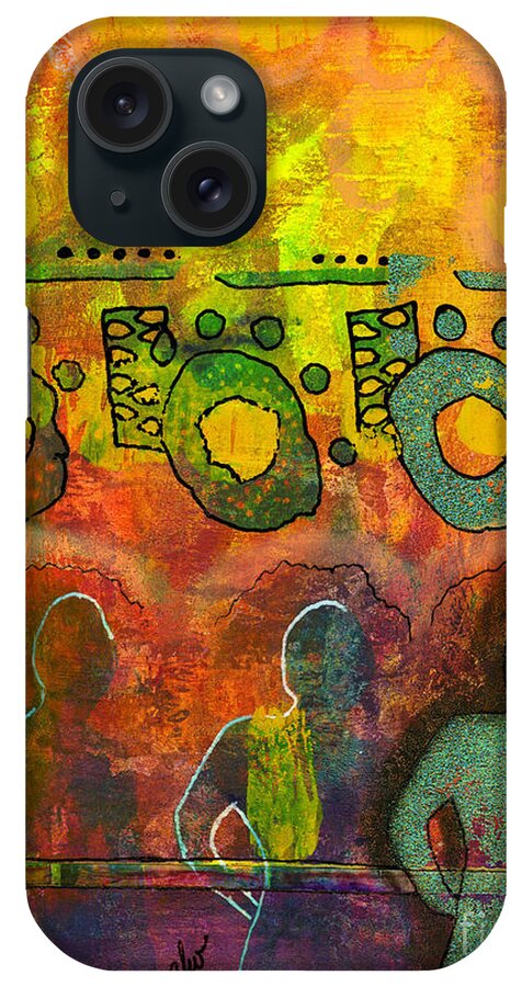 Women iPhone Case featuring the mixed media Self - Assurance #1 by Angela L Walker