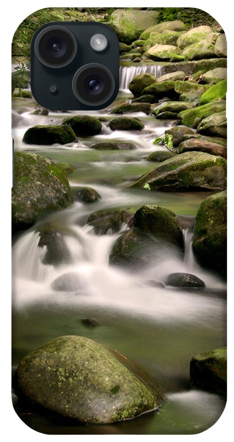 Smoky Mountain iPhone Case featuring the photograph Smoky Mountain Stream #1 by Cindy Haggerty