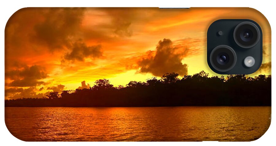 Www.sunnypicsoz.com iPhone Case featuring the photograph Sunrise Kaurie Creek #1 by Geoff Childs