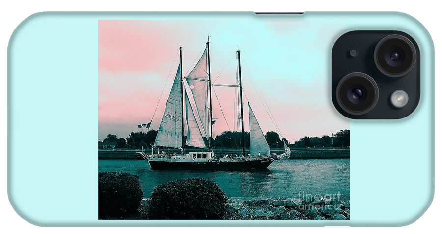 Sails iPhone Case featuring the photograph The Challenge by Iris Gelbart