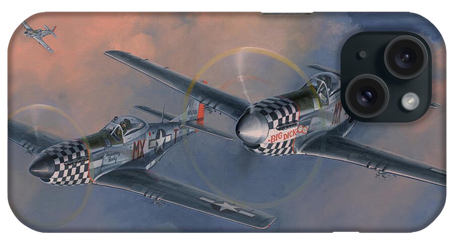 World War Ii iPhone Case featuring the painting The Duxford Boys by Wade Meyers