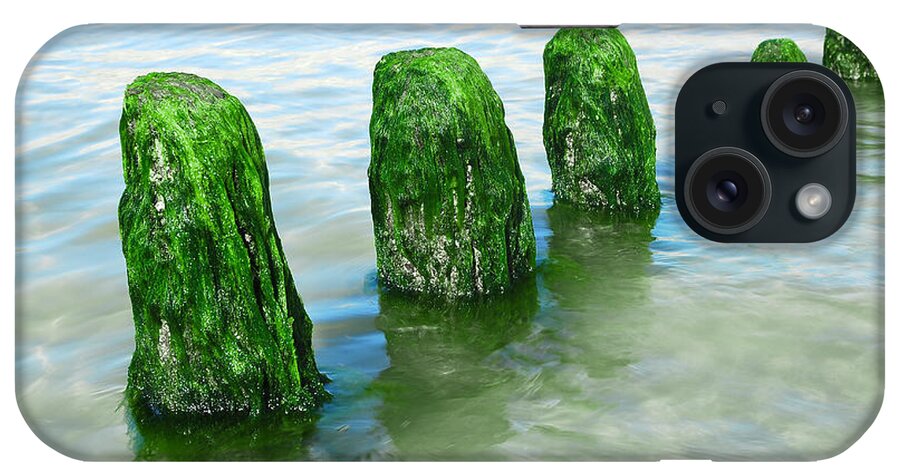 Beatles iPhone Case featuring the photograph The Green Jetty #1 by Hannes Cmarits