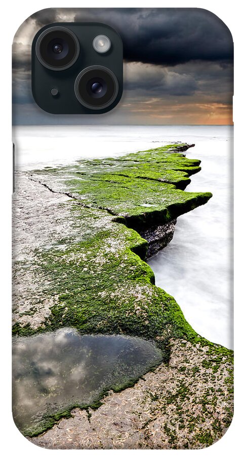 Waterscape iPhone Case featuring the photograph The green path by Jorge Maia