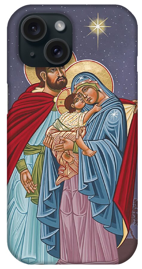 The Holy Family Hospital iPhone Case featuring the painting The Holy Family for the Holy Family Hospital of Bethlehem 272 by William Hart McNichols
