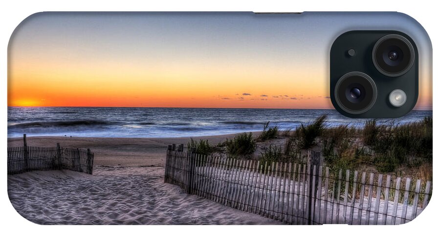Dewey Beach iPhone Case featuring the photograph Tower Beach Sunrise #1 by David Dufresne