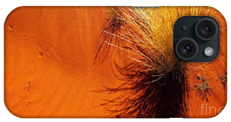 Palm Valley Central Australia Landscape Outback Australian iPhone Case featuring the photograph Tracks in the Sand #1 by Bill Robinson
