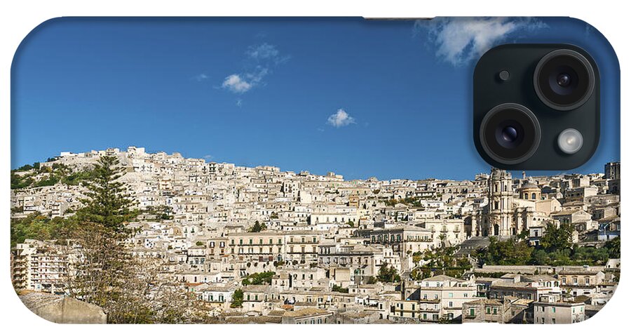 Architecture iPhone Case featuring the photograph Traditional Houses Of Modica In Sicily Italy #1 by JM Travel Photography