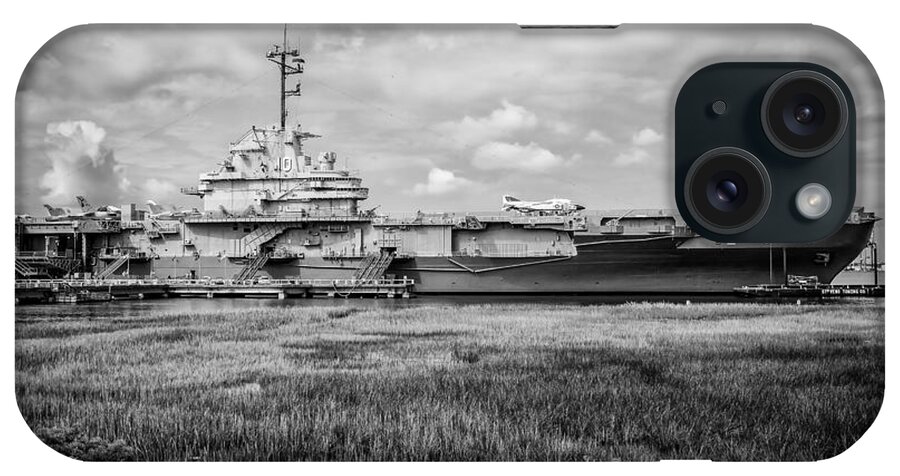 Horizontal iPhone Case featuring the photograph U.S.S Yorktown #1 by Doug Long