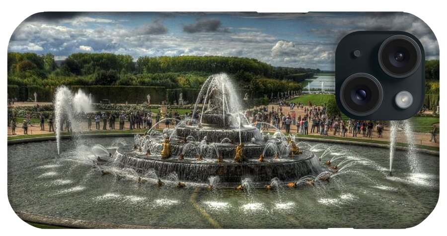 Versailles Fountain iPhone Case featuring the photograph Versailles Fountain #1 by Michael Kirk