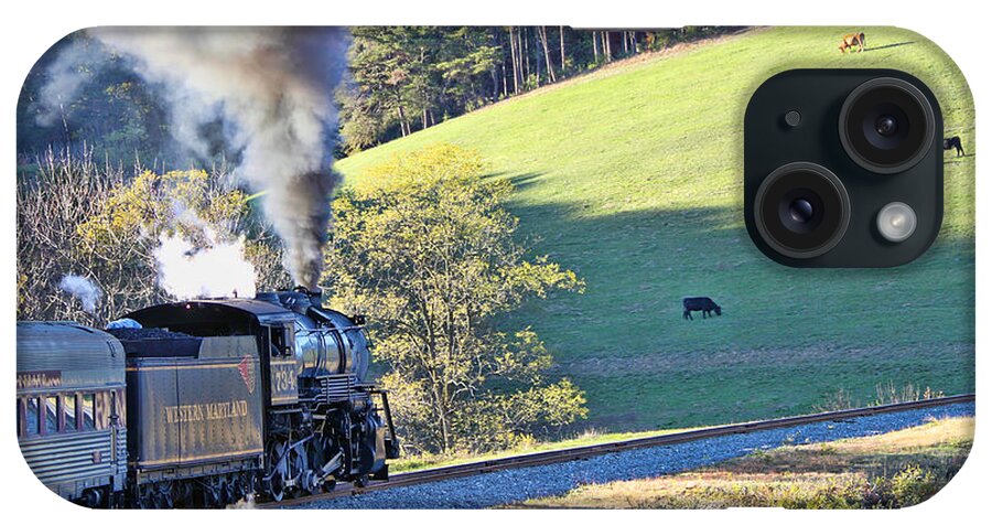 Western Maryland Scenic Railroad iPhone Case featuring the photograph Western Maryland Scenic Railroad #1 by Jack Schultz