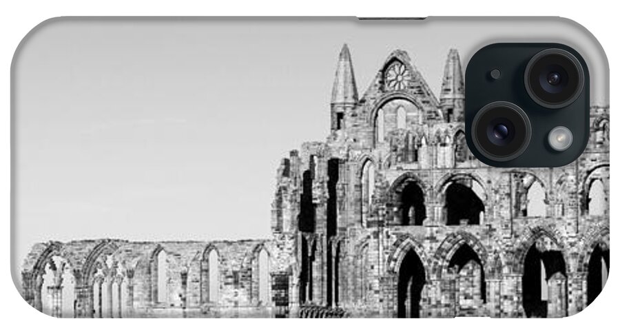 United Kingdom iPhone Case featuring the photograph Whitby Abbey panorama #1 by Paul Cowan