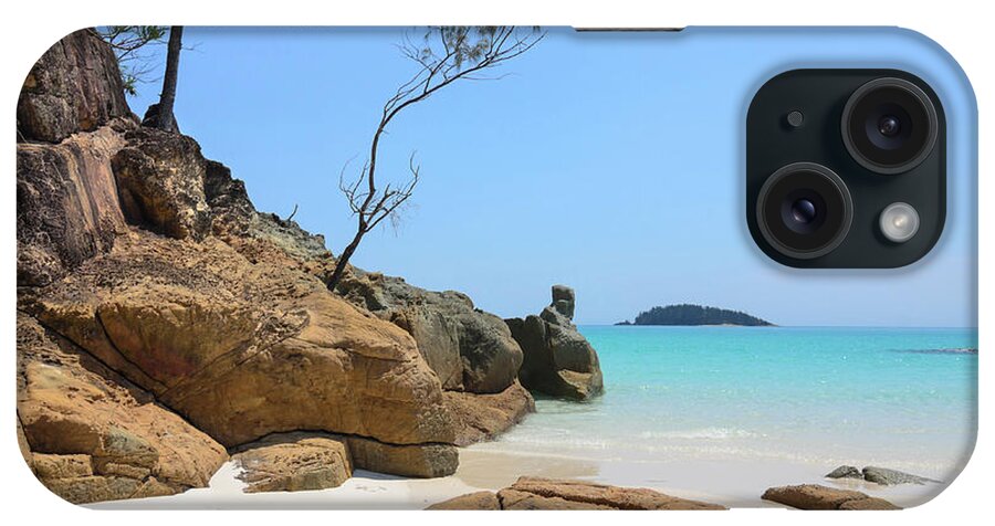 Tide iPhone Case featuring the photograph Whitehaven Beach Whitsunday Island #1 by Bbuong