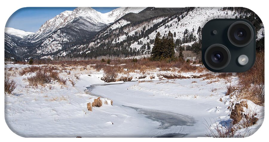 Colorado iPhone Case featuring the photograph Winter at Horseshoe Park in Rocky Mountain National Park #1 by Fred Stearns