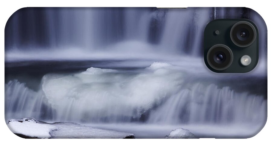 Waterfall iPhone Case featuring the photograph Winter Fall #1 by Melissa Petrey