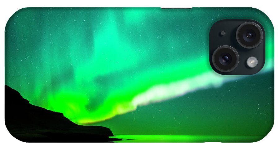 Constellation iPhone Case featuring the photograph Aurora Borealis On Iceland #10 by Subtik