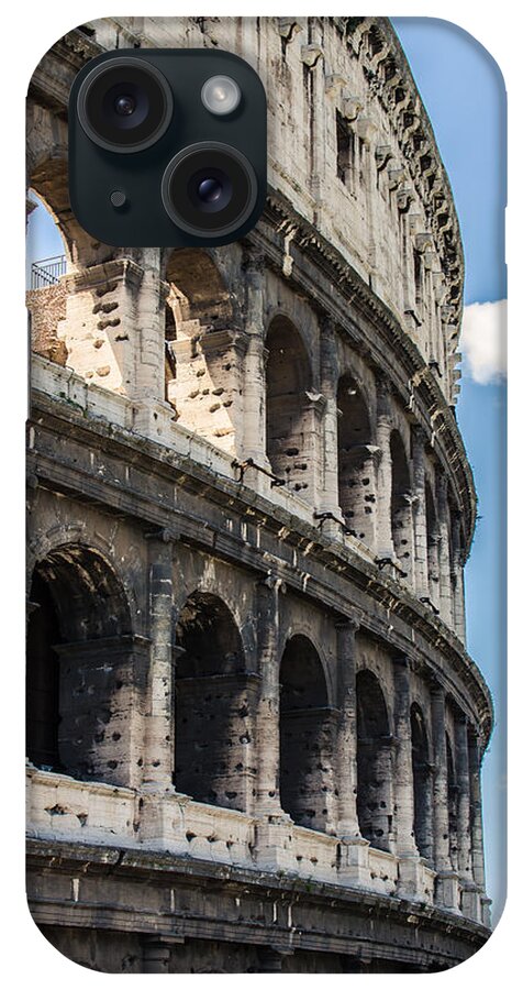 Roman Colosseum iPhone Case featuring the photograph Colosseum - Rome Italy #9 by AM FineArtPrints