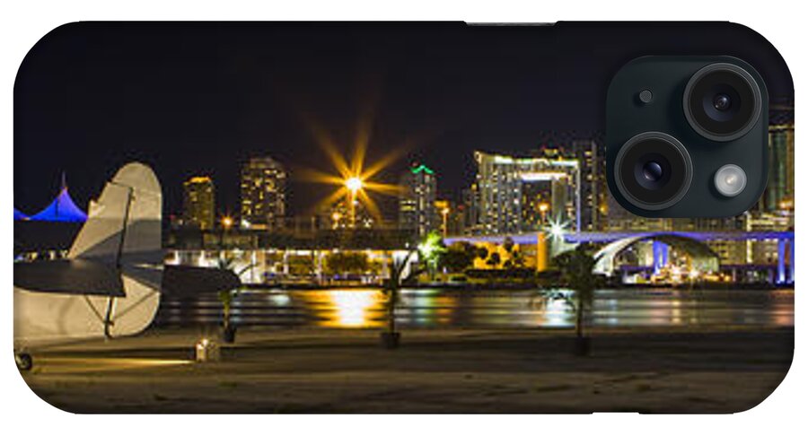 Architecture iPhone Case featuring the photograph Miami Downtown Skyline #10 by Raul Rodriguez