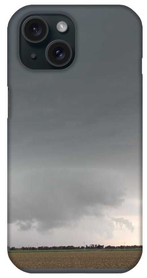 Stormscape iPhone Case featuring the photograph Strong Nebraska Supercells #18 by NebraskaSC