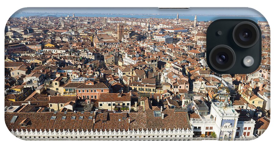 Panoramic View iPhone Case featuring the photograph Venice - Italy #10 by Mats Silvan
