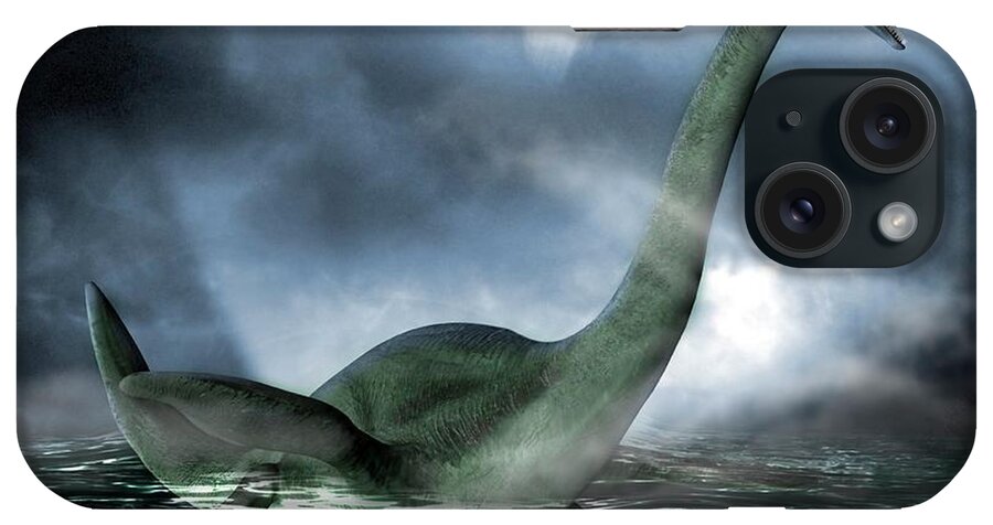 Loch Ness Monster iPhone Case featuring the photograph Loch Ness Monster #11 by Victor Habbick Visions