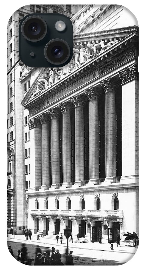 1904 iPhone Case featuring the photograph New York Stock Exchange #11 by Granger