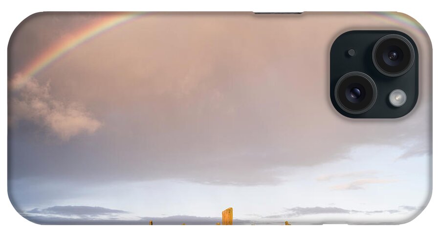 Ancient iPhone Case featuring the photograph Standing Stones Of Callanish #11 by Martin Zwick