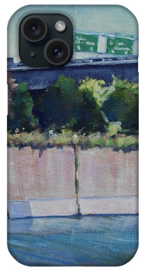 100 Freeway iPhone Case featuring the painting 110 Freeway South by Richard Willson