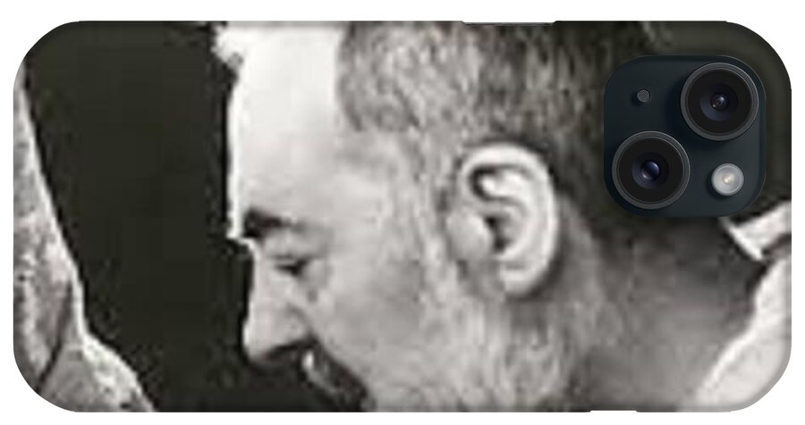 Prayer iPhone Case featuring the photograph Padre Pio #12 by Archangelus Gallery