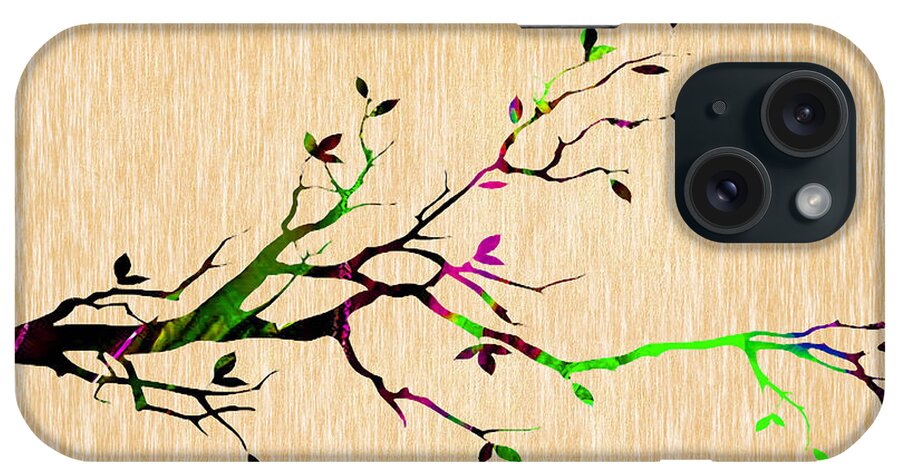 Tree iPhone Case featuring the mixed media Tree Branch Collection #14 by Marvin Blaine