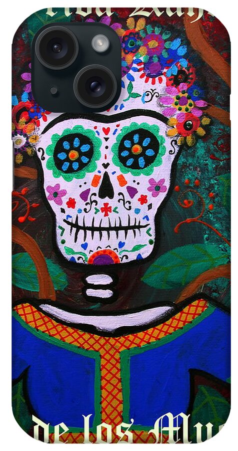 El Perrito iPhone Case featuring the painting Frida Kahlo #17 by Pristine Cartera Turkus