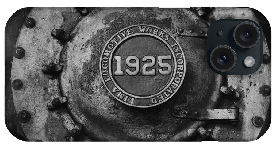 Train iPhone Case featuring the photograph 1925 Locomotive Train Engine by Carrie Cranwill