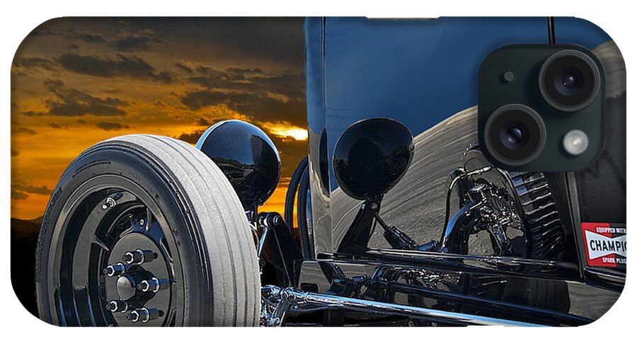 Coupe iPhone Case featuring the photograph 1932 Ford Roadster 'Reflections' by Dave Koontz