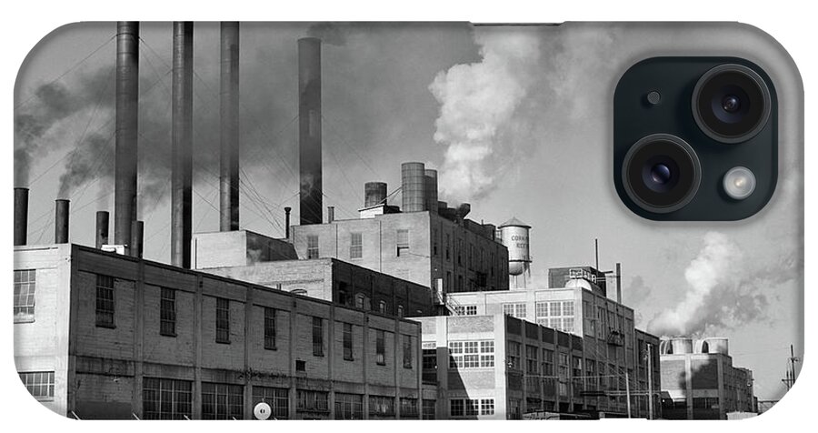 Photography iPhone Case featuring the photograph 1940s Corn Products Refining Company by Vintage Images