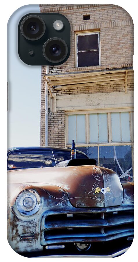 Plymouth iPhone Case featuring the photograph 1952 Plymouth Downtown by Pamela Patch