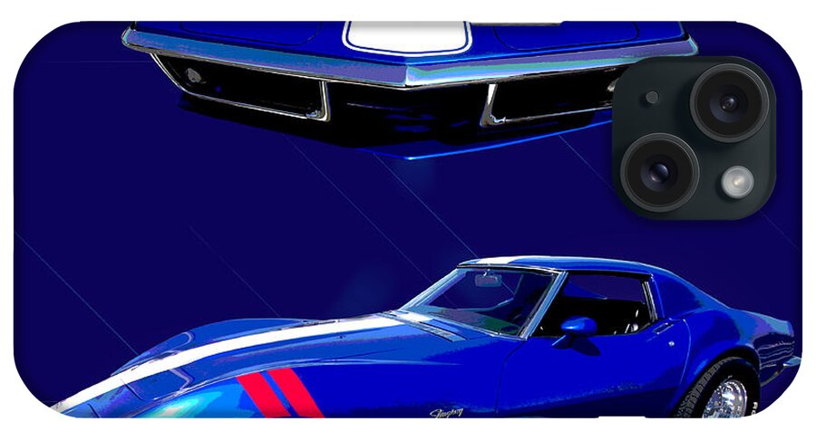 Car Photographs iPhone Case featuring the photograph 1969 Chevy Corvette by Jim Carrell