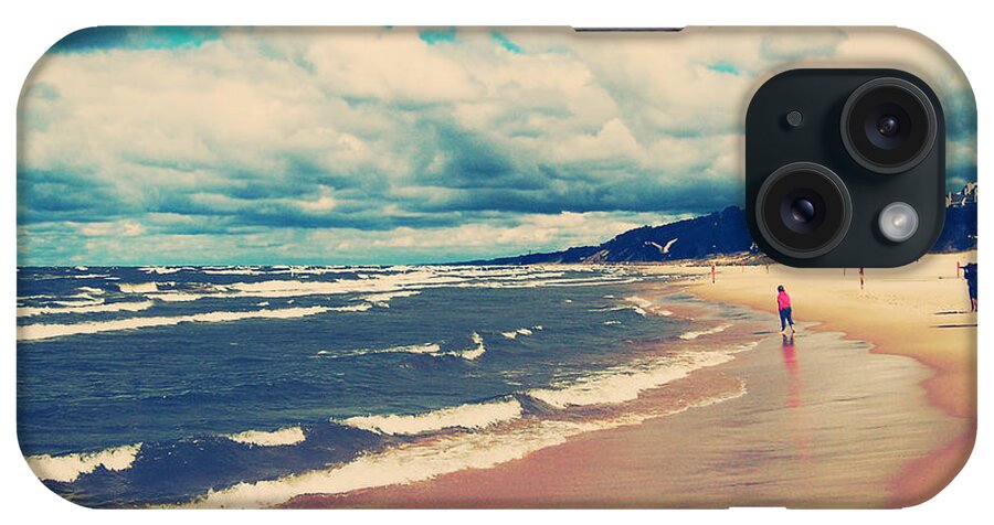 Vintage Photography iPhone Case featuring the photograph A Day At The Beach #2 by Phil Perkins
