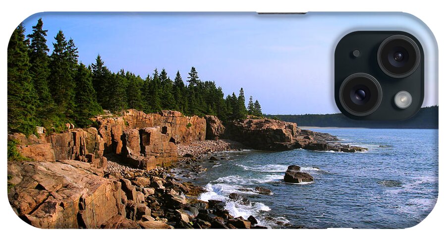 Landscape iPhone Case featuring the photograph Acadia Coast by Jemmy Archer