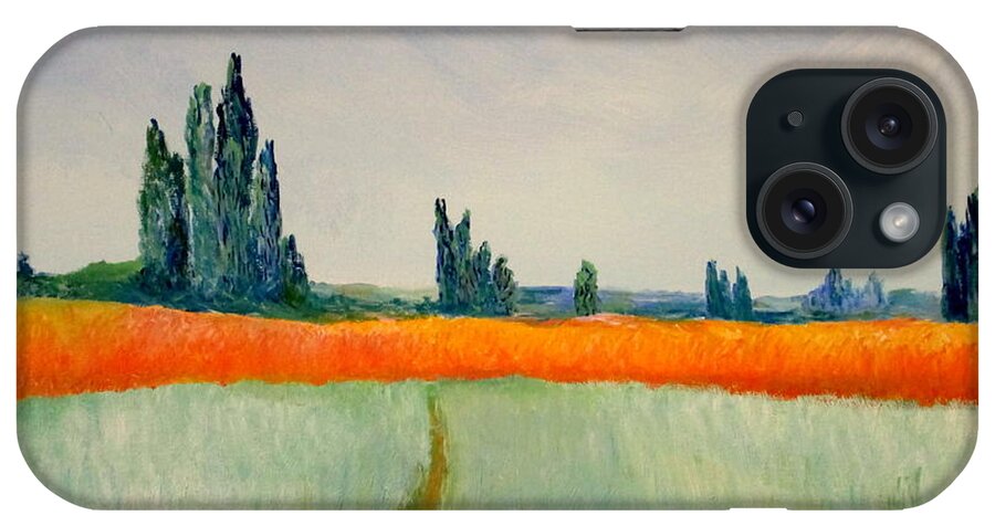 Bill O'connor iPhone Case featuring the painting After Monet by Bill OConnor