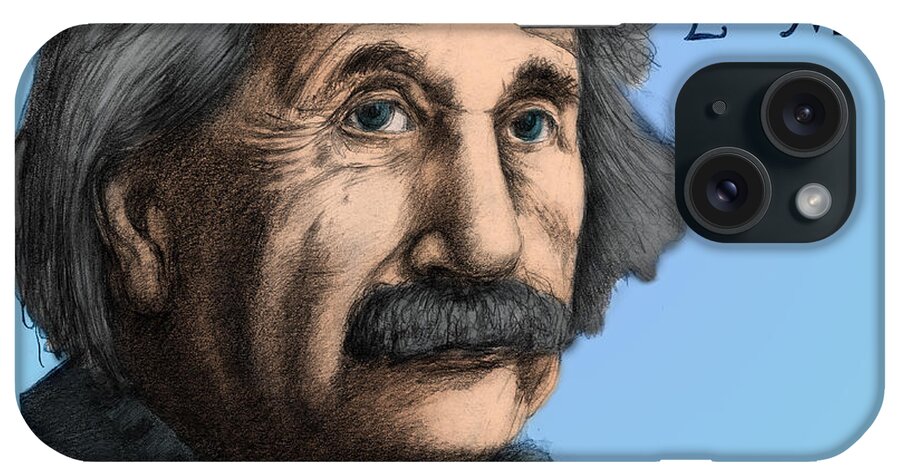 Science iPhone Case featuring the photograph Albert Einstein, German-american #2 by Spencer Sutton