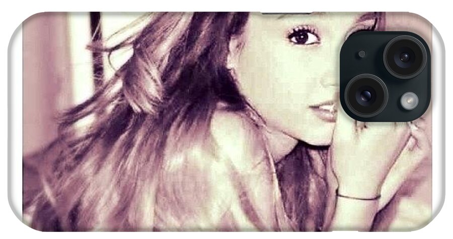 Arianagrande iPhone Case featuring the photograph ♡||#arianagrande #2 by Cherlee Games