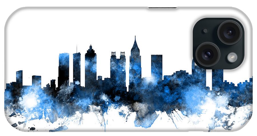 United States iPhone Case featuring the photograph Atlanta Georgia Skyline #2 by Michael Tompsett