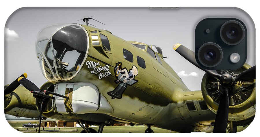 Aerial Warfare iPhone Case featuring the photograph B17 Flying Fortress #2 by Chris Smith