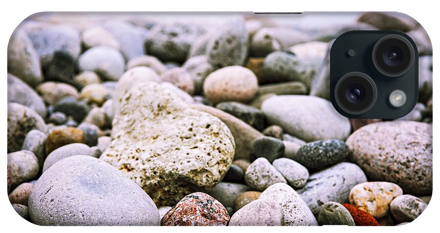 Rock iPhone Case featuring the photograph Beach pebbles 2 by Elena Elisseeva