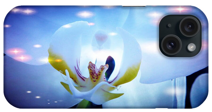 Mood iPhone Case featuring the digital art Blue Mood #2 by Xueyin Chen